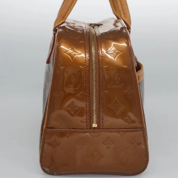 LOUIS VUITTON Monogram Vernis Tompkins Square Bag Bronze - Picture 3 of 15